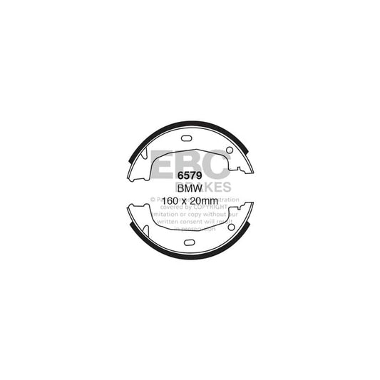 EBC 6579 BMW Rear Brake Shoes 1 | ML Performance UK Car Parts