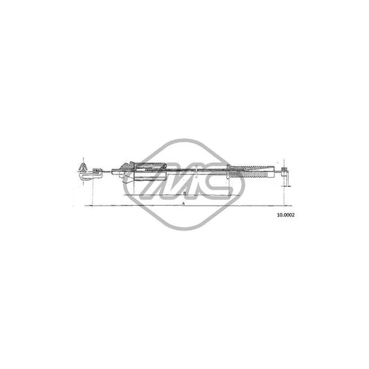 Metalcaucho 80896 Throttle Cable for CITRO?N AX | ML Performance UK Car Parts