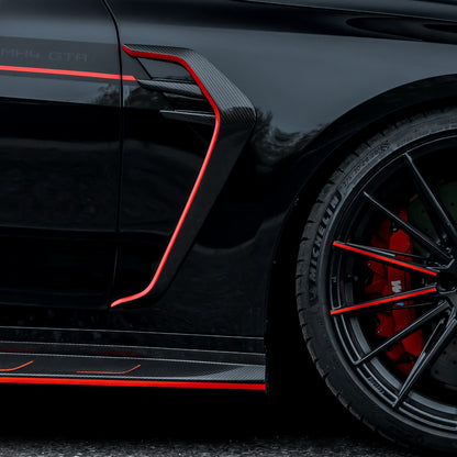 MANHART MH2G8011226 CARBON FENDER SIDE BLADES FOR BMW G8X M3 / M4 (COMPETITION / CSL)