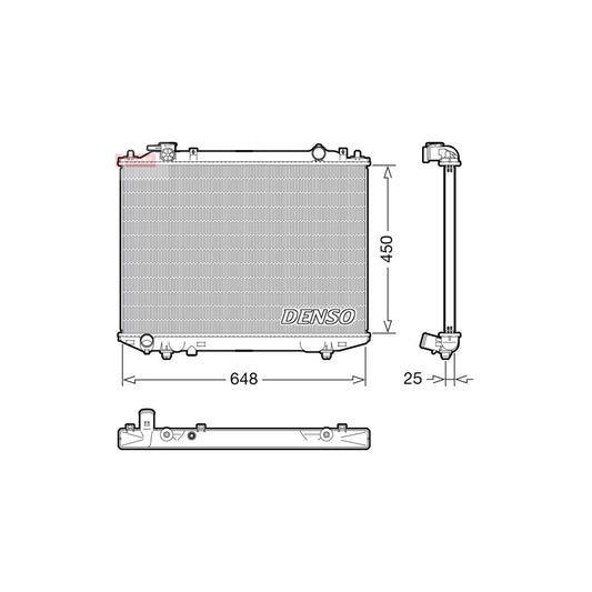 Denso DRM10117 Drm10117 Engine Radiator For Ford Ranger Mk2 (Er, Eq) | ML Performance UK