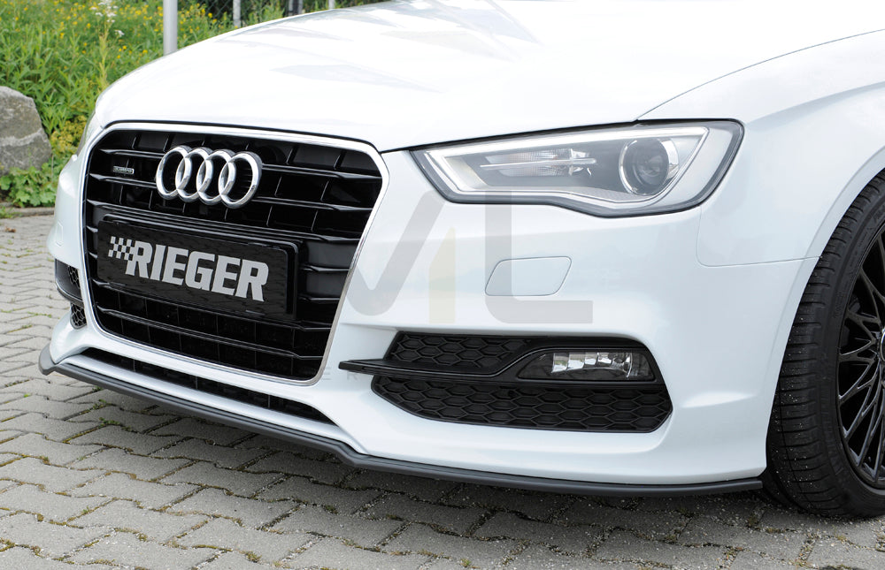 Rieger 00056799 Audi 8V Front Splitter (A3 & S3) 8 | ML Performance UK Car Parts