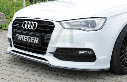 Rieger 00056799 Audi 8V Front Splitter (A3 & S3) 8 | ML Performance UK Car Parts