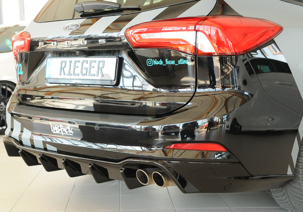Rieger 00088236 Ford DEH Focus 4 Rear Diffuser (Inc. Focus 4 ST) 6 | ML Performance UK Car Parts