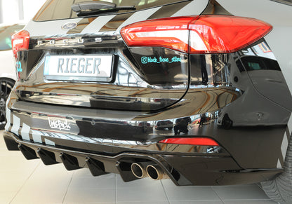 Rieger 00088236 Ford DEH Focus 4 Rear Diffuser (Inc. Focus 4 ST) 6 | ML Performance UK Car Parts