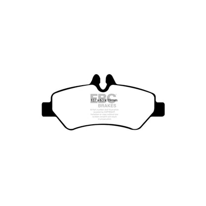 EBC PDKR993 Mercedes-Benz Sprinter Ultimax Rear Brake Pad & Plain Disc Kit - Brembo Caliper 2 | ML Performance UK Car Parts