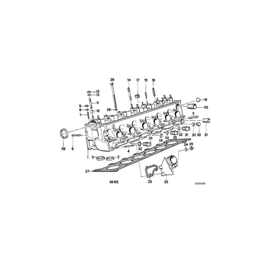 Genuine BMW 11122241452 E30 E34 Divider (Inc. 324td, 324d & 524td) | ML Performance UK Car Parts