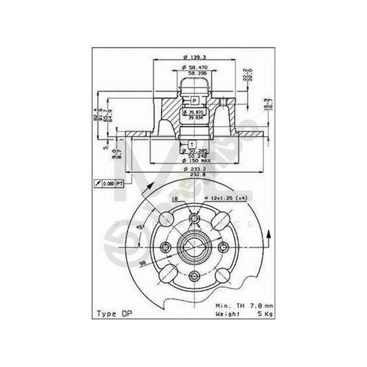 BREMBO 08.2163.18 Brake Disc for ALFA ROMEO ALFASUD Solid, without wheel bearing set | ML Performance Car Parts