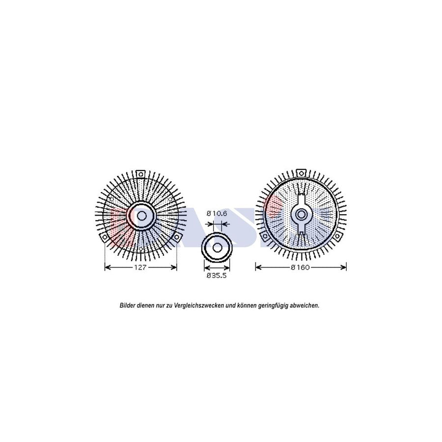 AKS Dasis 128161N Fan Clutch Suitable For Mercedes-Benz Sprinter | ML Performance UK