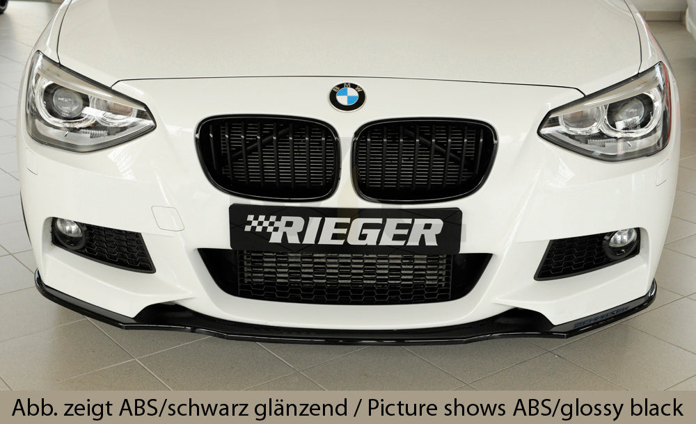 Rieger 00099231 BMW 1 Series F20 F21 Front Splitter 6 | ML Performance UK Car Parts