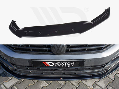 Maxton Design VW-PA-B8-RLINE-FD1T Front Splitter V.1 VW Passat R-line B8fits
only | ML Performance UK Car Parts