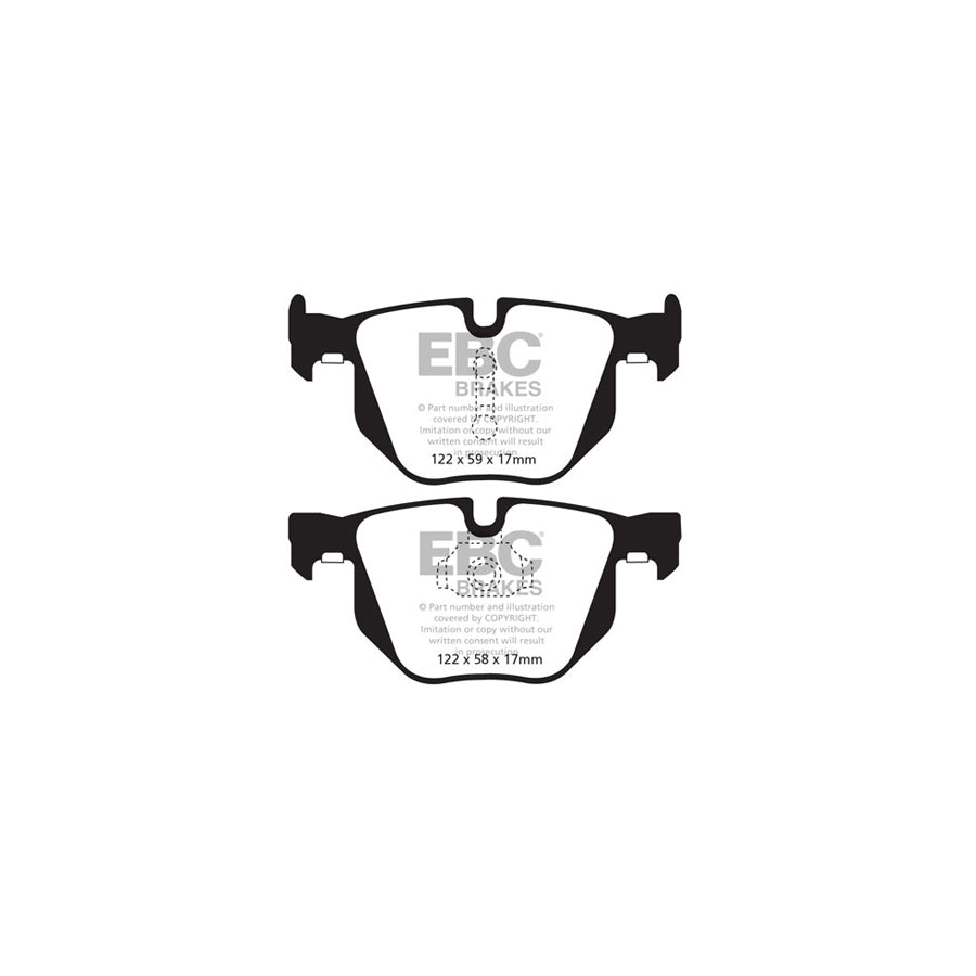 EBC PLK1407 BMW E70 Yellowstuff Pads and Brake Line Performance Pack - ATE Caliper 3 | ML Performance UK Car Parts