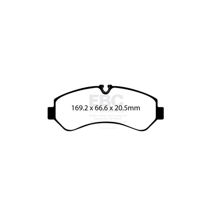 EBC DPX2406 Mercedes-Benz Sprinter Ultimax Rear Brake Pads - Brembo Caliper 2 | ML Performance UK Car Parts