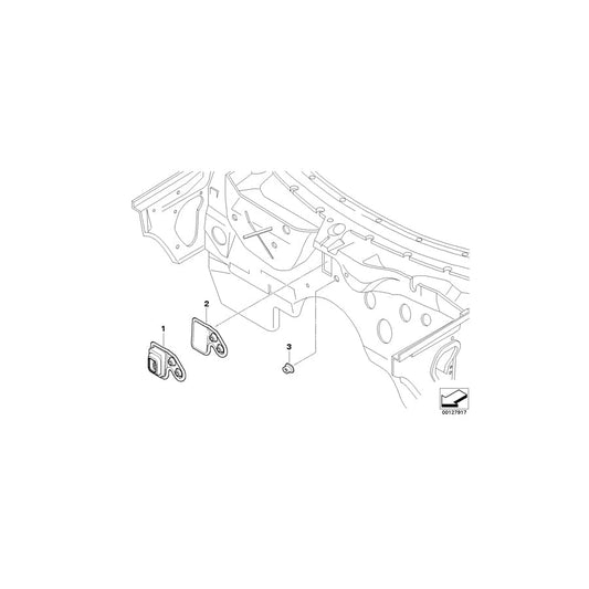 Genuine BMW 64116927770 E85 E86 Grommet (Inc. Z4 2.5i, Z4 2.5si & Z4 2.2i) | ML Performance UK Car Parts