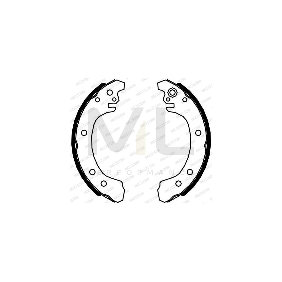 FERODO PREMIER FSB4124 Brake Shoe Set | ML Performance Car Parts
