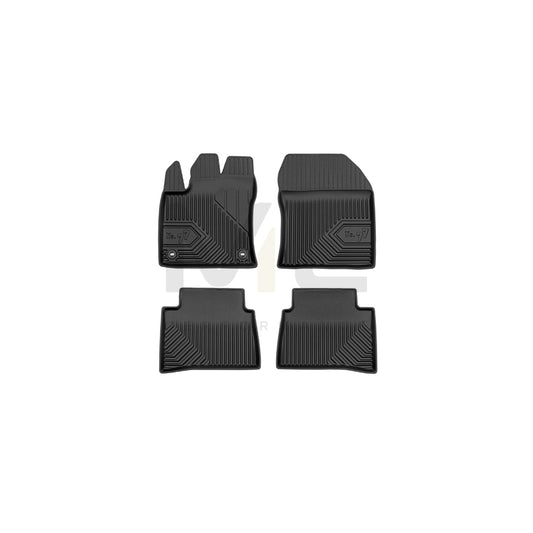 FROGUM Tailored, No.77 77408807 Floor mat set for TOYOTA PRIUS Elastomer, Front and Rear, Quantity: 4, Black | ML Performance Car Parts