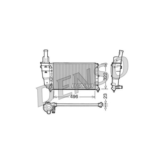 Denso DRM13003 Drm13003 Engine Radiator | ML Performance UK
