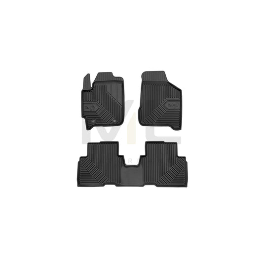 FROGUM Tailored, No.77 77426368 Floor mat set for KIA Carens I (FC) Elastomer, Front and Rear, Quantity: 3, Black | ML Performance Car Parts