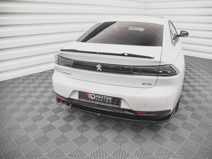 Maxton Design Peugeot 508 Gt-line MK2 Central Rear Splitter (vertical Bars)