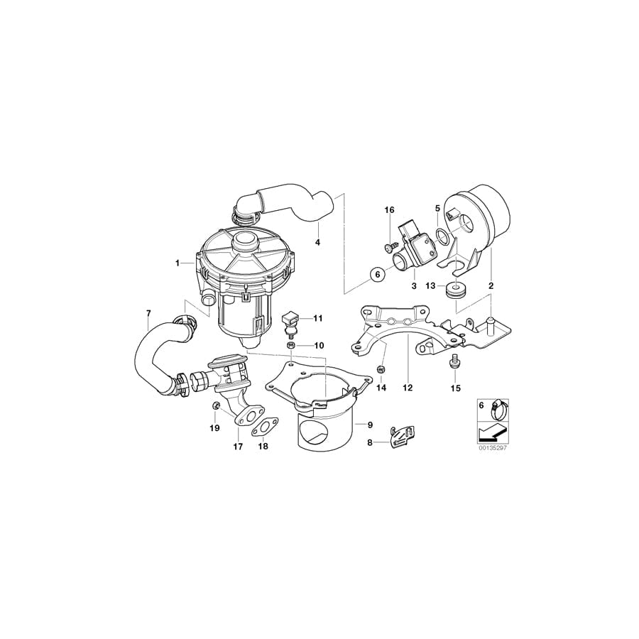 Genuine BMW 11727514954 E46 E85 E83 Adapter Plate (Inc. 325i, Z4 2.5i & X3 2.0i) | ML Performance UK Car Parts