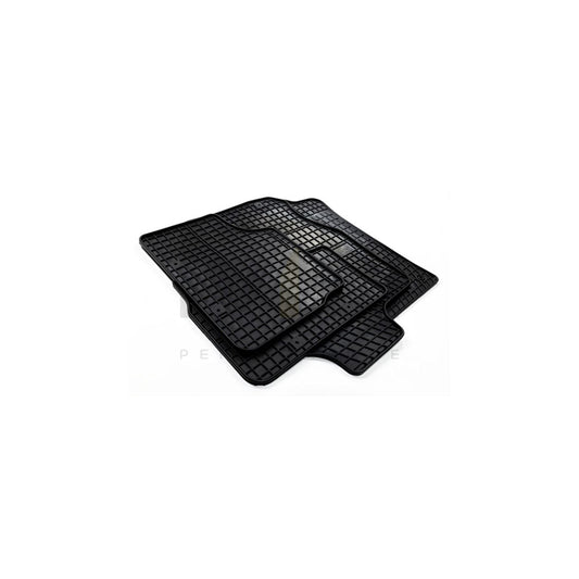 FROGUM Tailored 410367 Floor mat set for DS DS7 Crossback Elastomer, Front and Rear, Quantity: 4, Black | ML Performance Car Parts