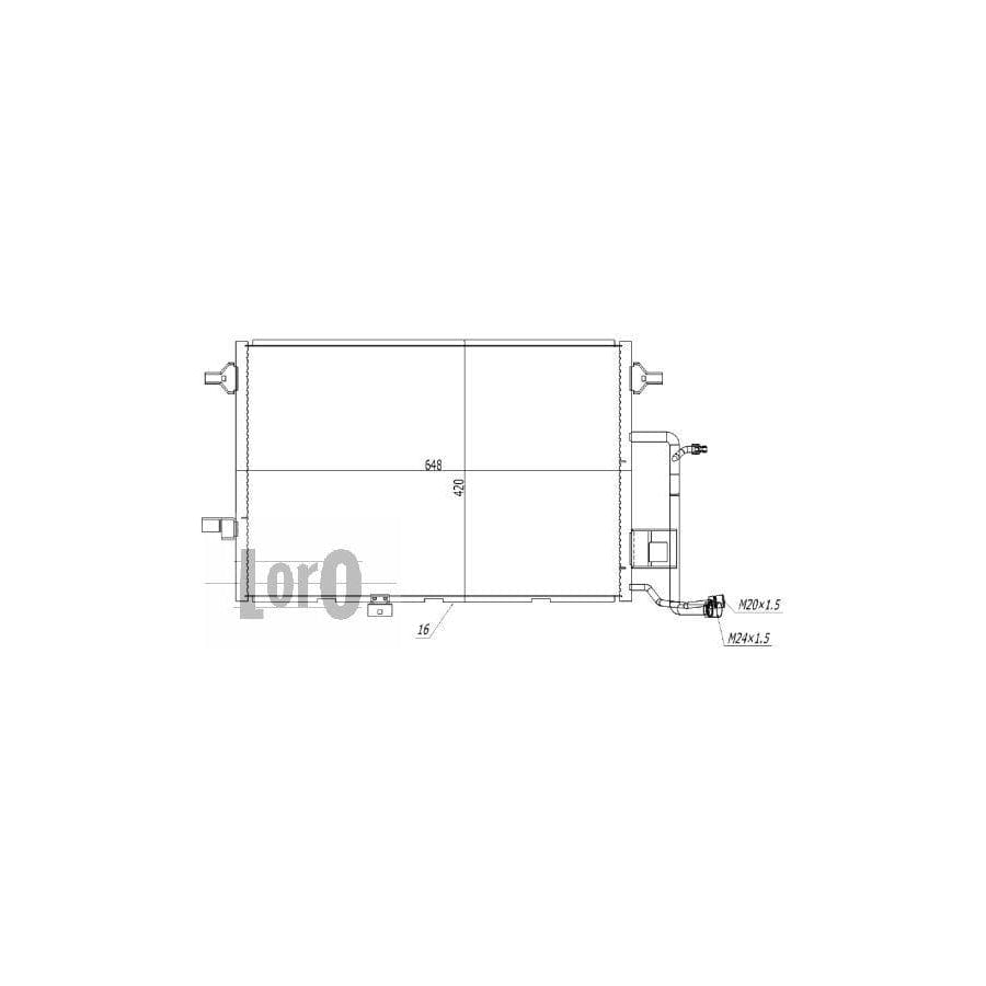 Abakus 0030160007 Air Conditioning Condenser | ML Performance UK
