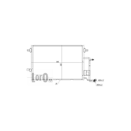 Abakus 0030160007 Air Conditioning Condenser | ML Performance UK