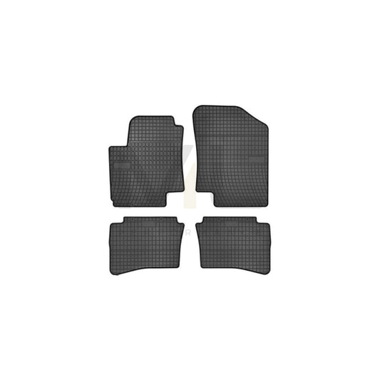 FROGUM Tailored 0424 Floor mat set for HYUNDAI i20 I Hatchback (PB) Elastomer, Front and Rear, Quantity: 4, Black | ML Performance Car Parts
