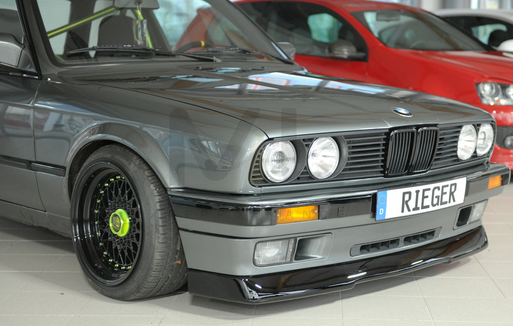 Rieger 00088270 BMW 3 Series E30 Front Splitter 4 | ML Performance UK Car Parts