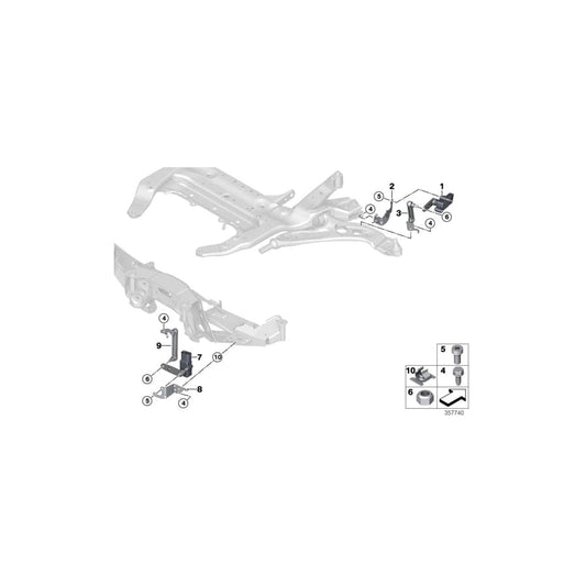 Genuine BMW 37146887947 F39 Bracket, Level Sensor Front (Inc. X2 28i, X2 28iX & X2 M35iX) | ML Performance UK Car Parts