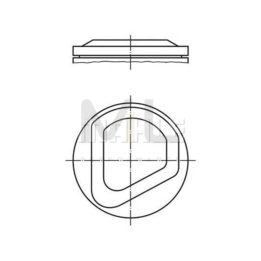 MAHLE ORIGINAL 082 52 00 Piston for BMW 5 Series 89 mm, with piston rings | ML Performance Car Parts