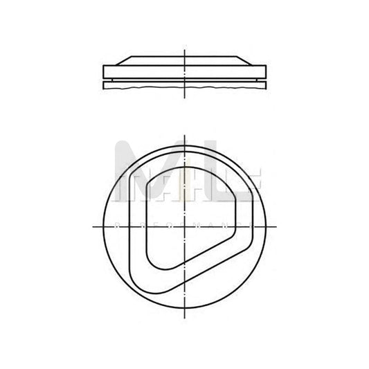 MAHLE ORIGINAL 082 52 00 Piston for BMW 5 Series 89 mm, with piston rings | ML Performance Car Parts