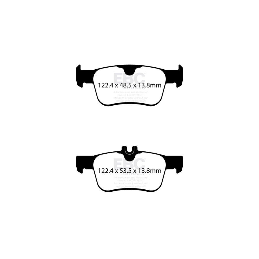 EBC P2DK036RP1 Honda Civic Full Vehicle Kit RP1 Full Race Pads & 2-Piece Fully-Floating Discs - ATE Caliper 5 | ML Performance UK Car Parts