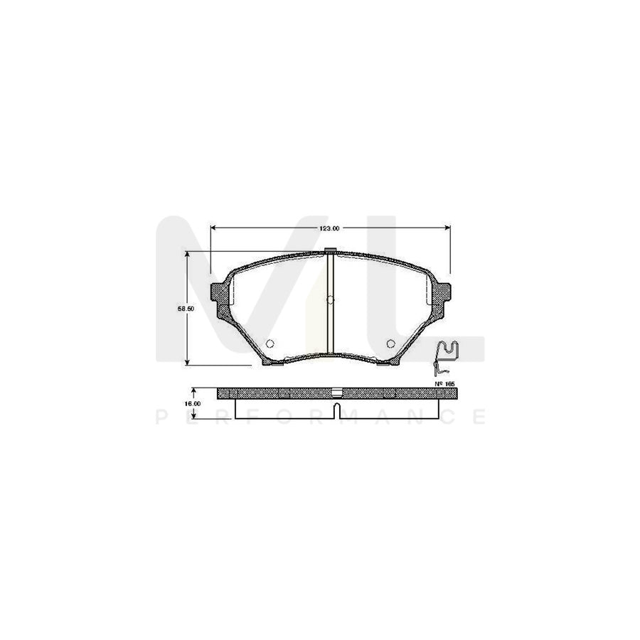 Bosch 0986Tb2412 Brake Pad Set For Mazda Mx-5 Ii (Nb) Excl. Wear Warning Contact, With Accessories  | ML Performance Car Parts