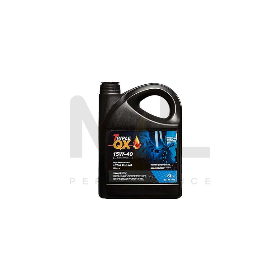 TRIPLE QX 15W-40 Diesel Engine Oil - 5Ltr Engine Oil ML Performance UK ML Car Parts