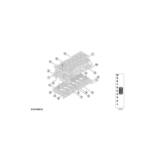 Genuine BMW 11117547548 E88 E81 F01 Alu-Heli-Coil Threaded Insert M12X36 (Inc. 730i, X3 3.0si & X3 3.0i) | ML Performance UK Car Parts