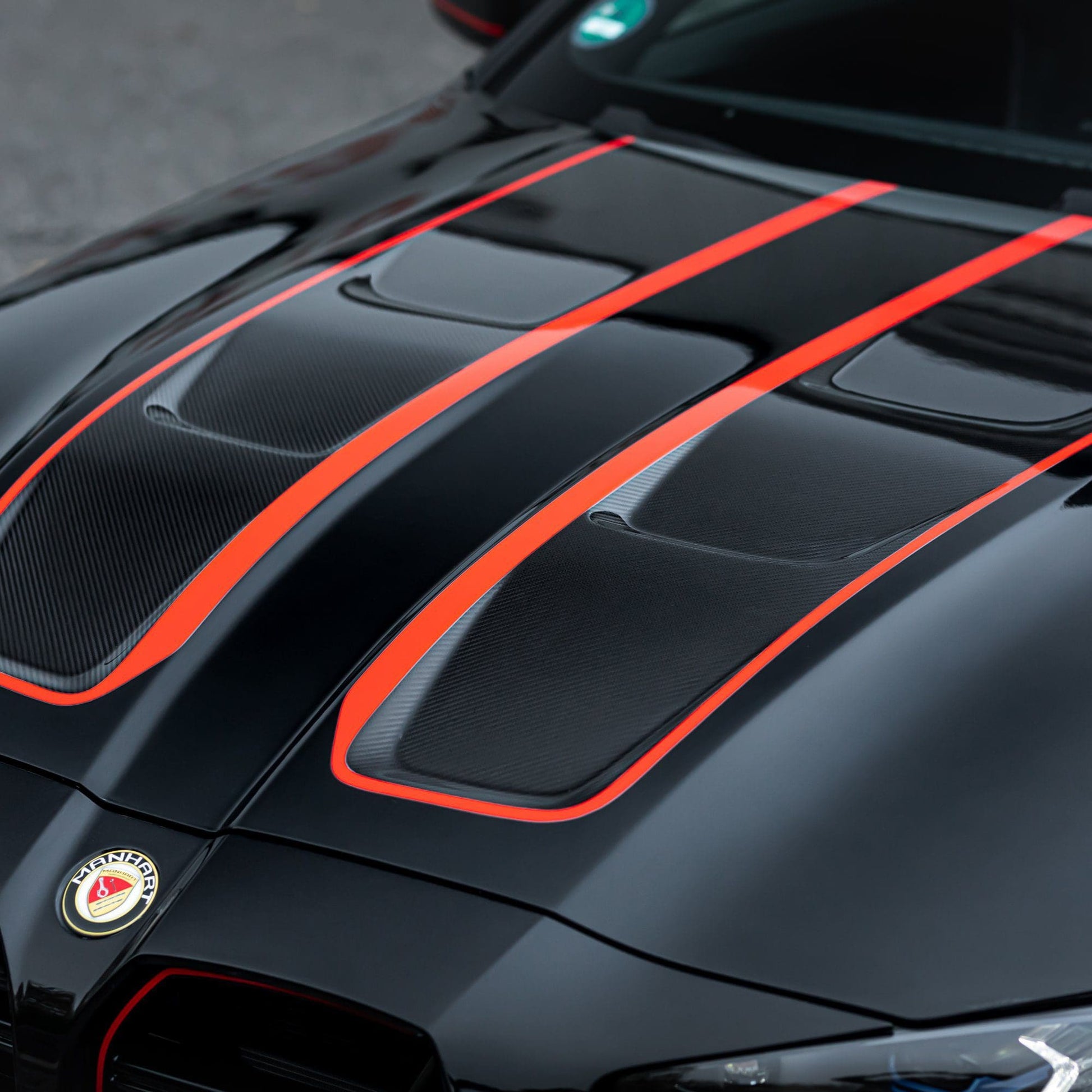 MANHART MH2G8011220 CARBON HOOD FOR BMW G8X M3 / M4 (COMPETITION / CSL) WITH GTR AIR-VENTS