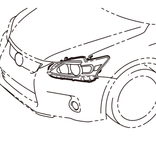 Genuine Lexus 81130-76022 CT Phase 1 O/S Front Headlight