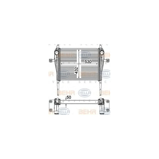 Hella 8ML 376 751-271 Intercooler