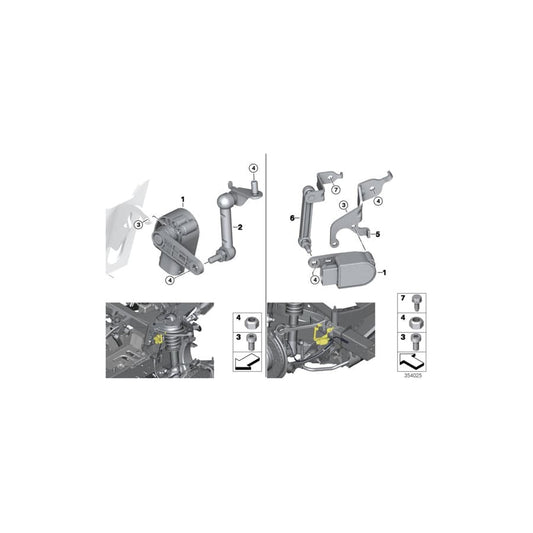 Genuine BMW 37146858051 I15 Bracket For Height Sensor, Rear (Inc. i8) | ML Performance UK Car Parts