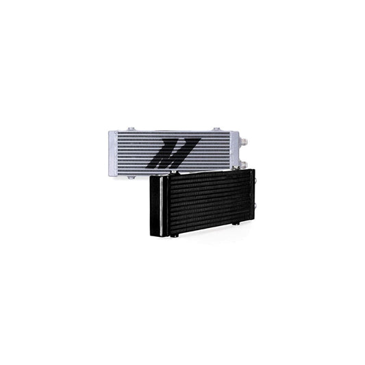Mishimoto MMOC-DP-MSL Universal Medium Bar and Plate Dual Pass Silver Oil Cooler