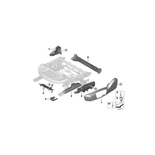 Genuine BMW 51207311523 F45 F40 Bracket, Control Unit (Inc. 218i, X1 20d & X2 28i) | ML Performance UK