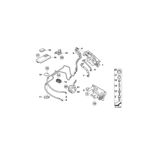 Genuine BMW 11617799154 E65 E66 Holder (Inc. 730d & 730Ld) | ML Performance UK Car Parts