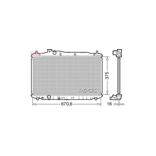Denso DRM40105 Drm40105 Engine Radiator For Honda Civic | ML Performance UK