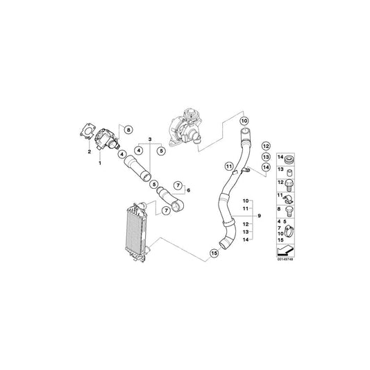 Genuine BMW 11617798304 R50 Clamp (Inc. One D) | ML Performance UK Car Parts