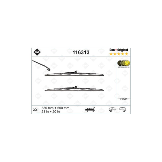 Swf Original 116313 Wiper Blade | ML Performance UK Car Parts