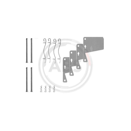A.B.S. 0910Q Accessory Kit, Disc Brake Pads