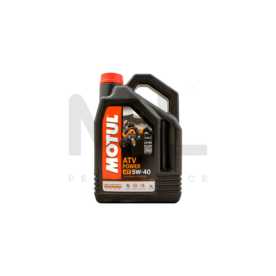 Motul ATV Power 4T 5w-40 Ester Fully Synthetic Engine Oil 4l | Engine Oil | ML Car Parts UK | ML Performance