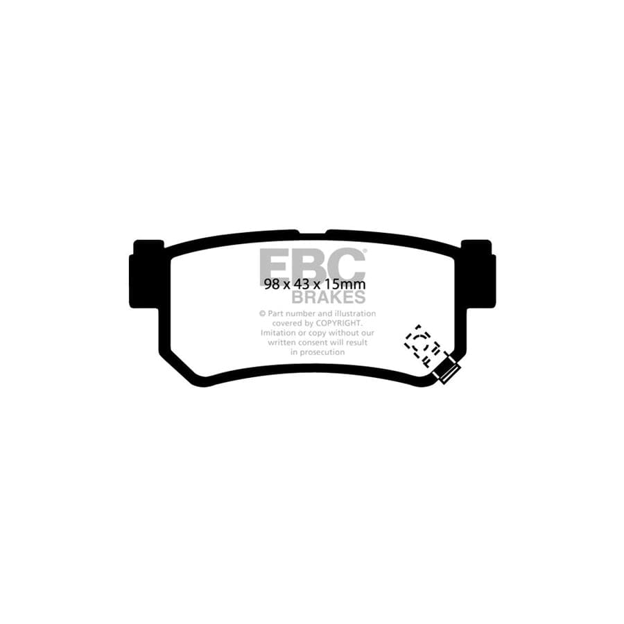 EBC PDKR280 Daewoo Ssangyong Ultimax Rear Brake Pad & Plain Disc Kit (Inc. Korando, Musso, Rexton) 2 | ML Performance UK Car Parts