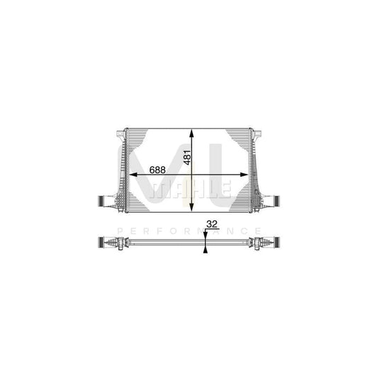 MAHLE ORIGINAL CI 220 000P Intercooler | ML Performance Car Parts