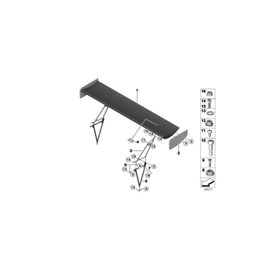 Genuine BMW 35008349511 BMW Countersunk Screw M6X30 10.9 (Inc.  & M6 GT3) | ML Performance UK Car Parts